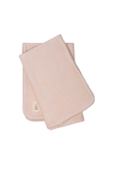 BEBE BELLA VELOUR POM POM BLANKET